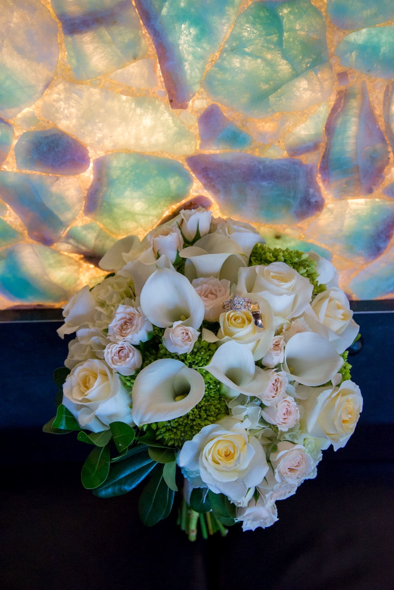 Jessica's wedding flower arrangement